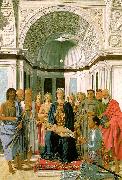 Piero della Francesca Madonna and Child with Saints oil painting on canvas